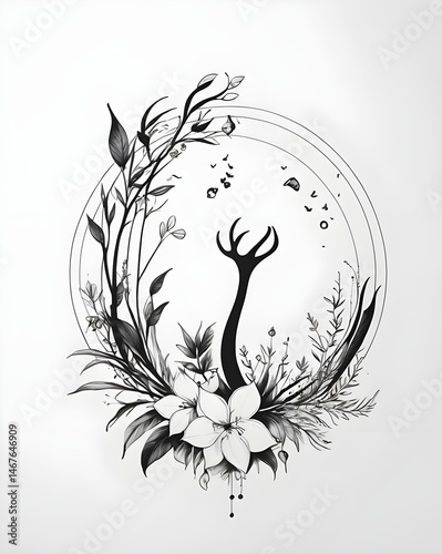 abstract floral background