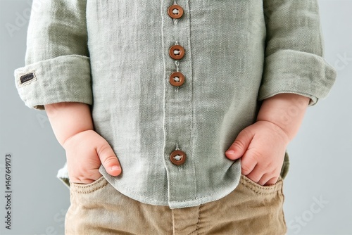 Child in Shirt and Pants