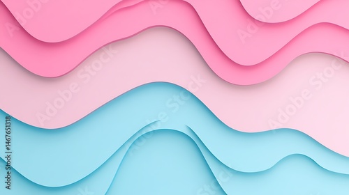 Abstract layered wavy shapes (9)