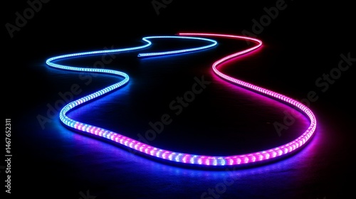 Abstract LED light design photo