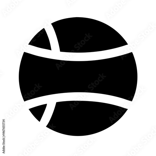 water polo ball labeled as polo ball silhouette on transparent background for web and graphic design