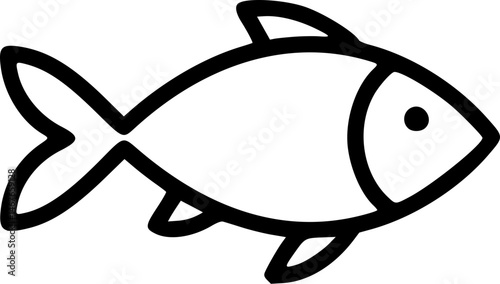 Fish Outline Icon
