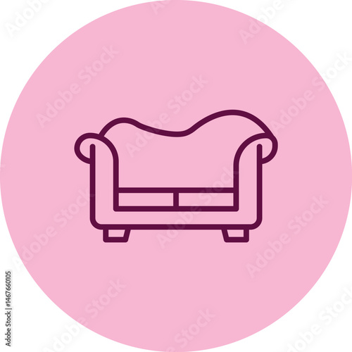 Daybed pentaglow, vector, pixel perfect, illustrator file
