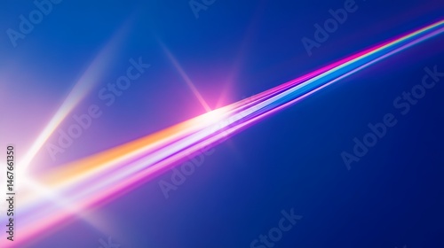 Abstract light streaks on dark background (2)