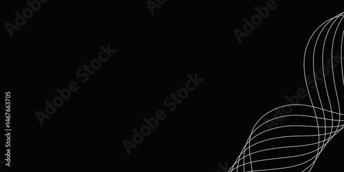 Abstract background with a glowing abstract waves. Abstract wave element for design. Digital frequency track equalizer, Futuristic background design. Light painting photography.