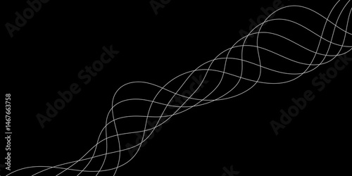 Abstract background with a glowing abstract waves. Abstract wave element for design. Digital frequency track equalizer, Futuristic background design. Light painting photography.