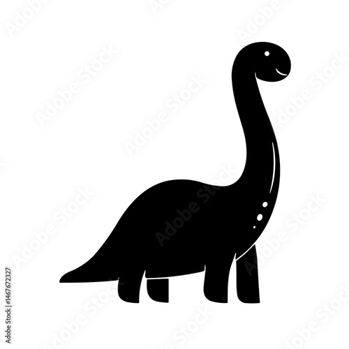 Simple Diplodocus Icon Prehistoric Dinosaur