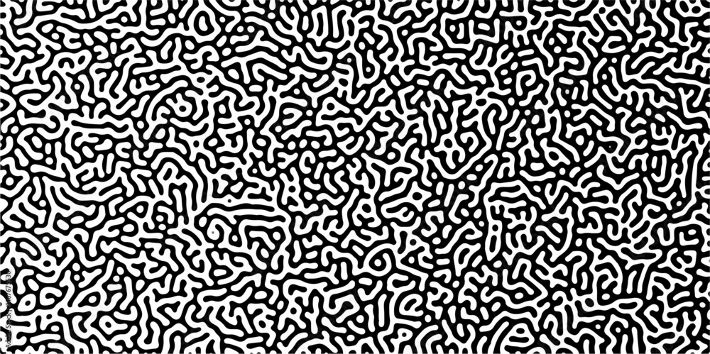 Diffusion reaction seamless vector pattern. Natural seamless line pattern. Linear design with biological shapes. Reaction-diffusion or truing pattern formation. abstract truing organic wallpaper. Diffusion reaction seamless vector pattern. Natural seamless line pattern. Linear design with biological shapes. Reaction-diffusion or truing pattern formation. abstract truing organic wallpaper.