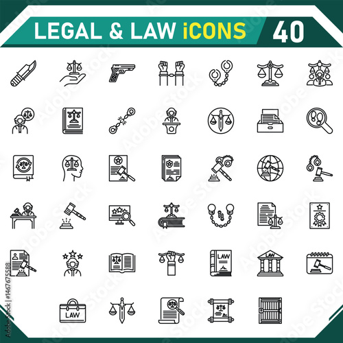 Legal & Law Icons