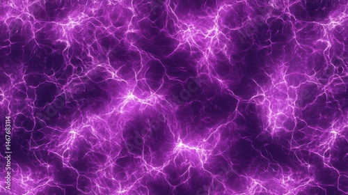 A 4K photo of purple lightning electricity seamless pattern texture, lightning, purple, electricity, energy, seamless, pattern, vibrant.