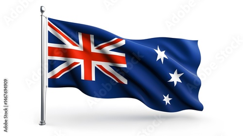 Australia National Flag - Symbol of Patriotism in Official Use