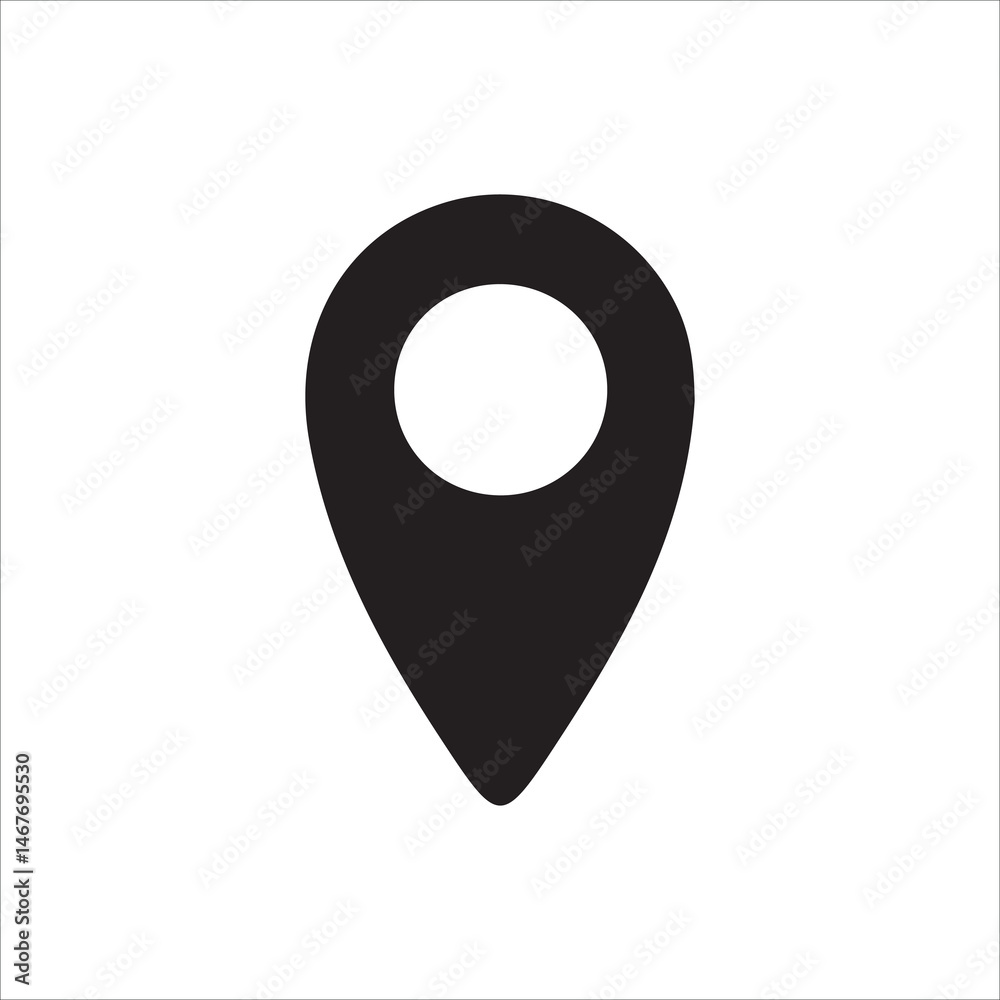 map pointer icon vector illustration map pointer icon vector illustration