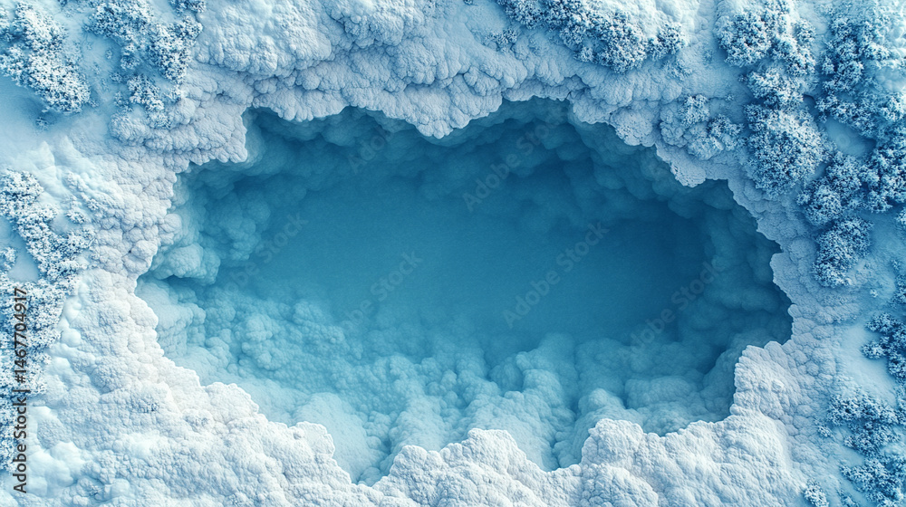 Mineral rich baby blue thermal waters flow through white travertine terraces in Pamukkale Turkey symbolizing healing purity natural wonder and peaceful escape in a serene wellness travel landscape