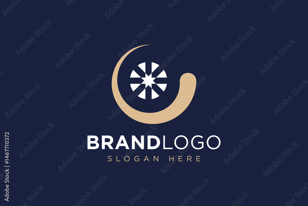 Fototapeta premium simple o logo icon vector design template concept