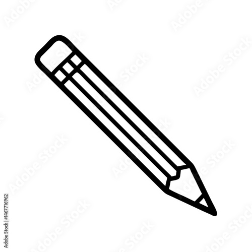 Pencil icons symbolize creativity and artistic expression. Essential for drawing, writing, and educational themes, these designs reflect the art of communication through simple tools.