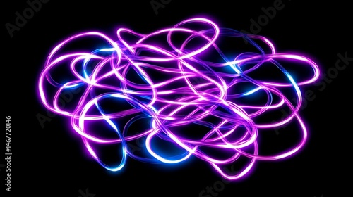 Abstract neon light trails (9)