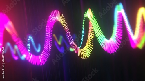 Abstract neon light waves (1)