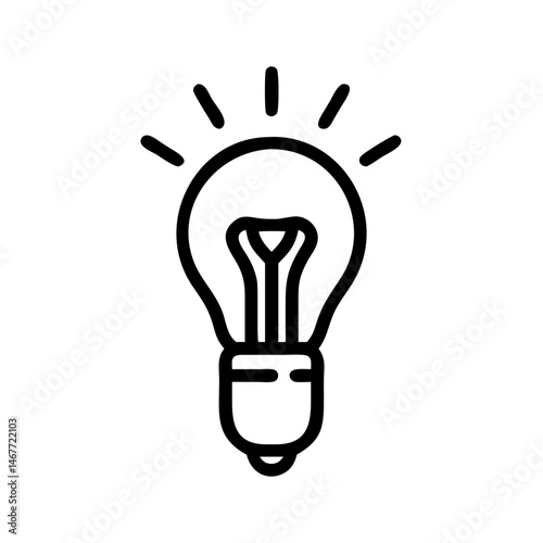 Icon of a Light Bulb