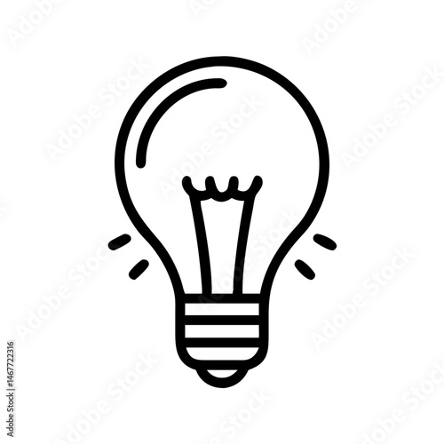 Icon of a Light Bulb