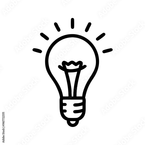 Icon of a Light Bulb