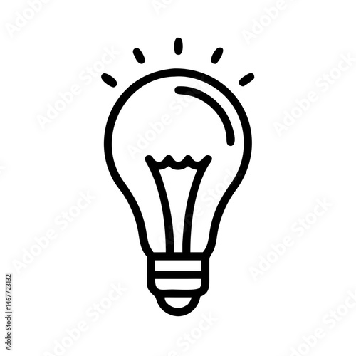 Icon of a Light Bulb