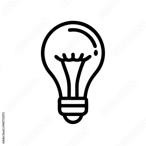 Icon of a Light Bulb