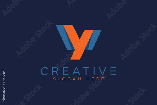 simple letter yw logo icon vector design template concept