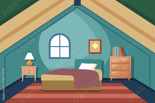 living room with a window