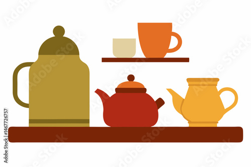 tea cup and teapot