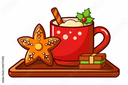 mulled wine with spices