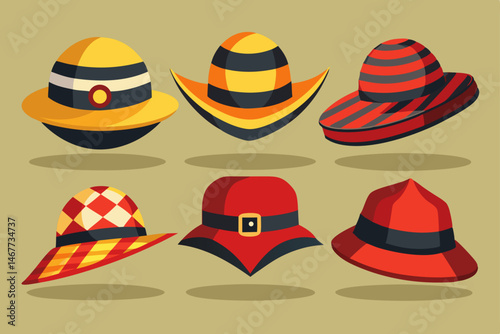 set of hats