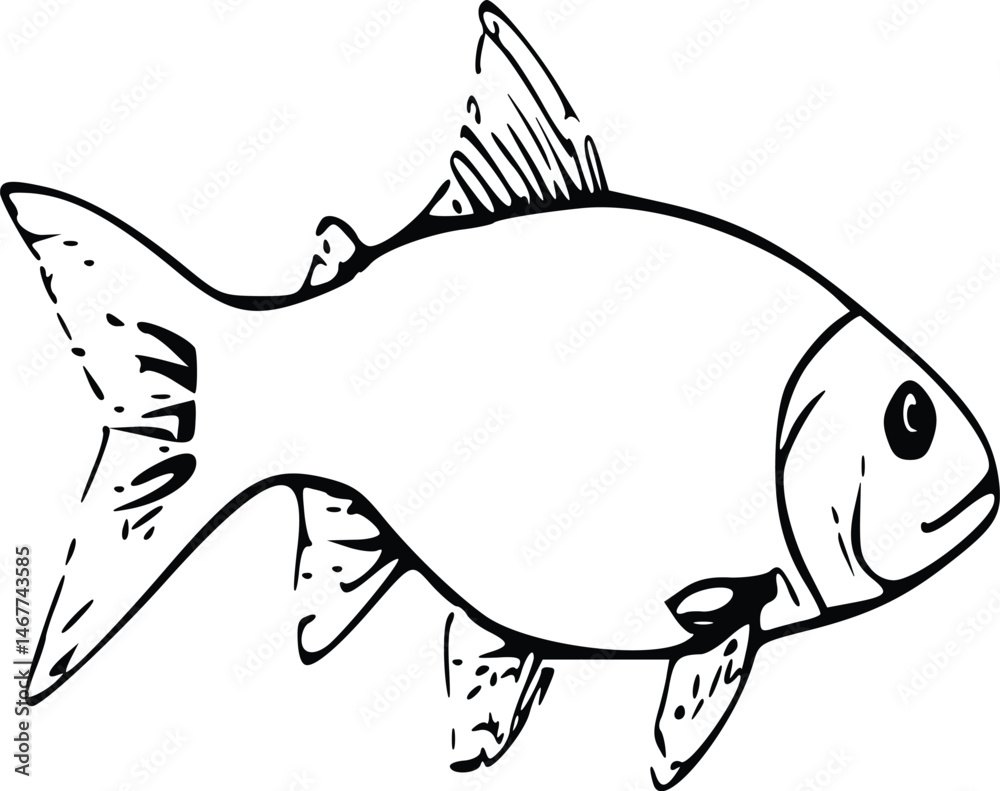 Fototapeta premium fish vector illustration