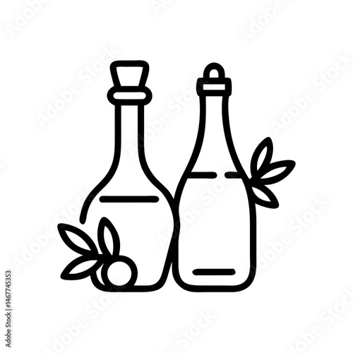 vinegar and oil