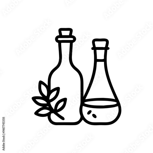 vinegar and oil