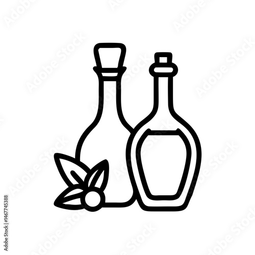 vinegar and oil