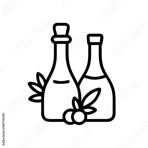 vinegar and oil
