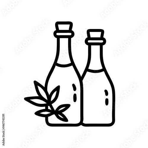 vinegar and oil