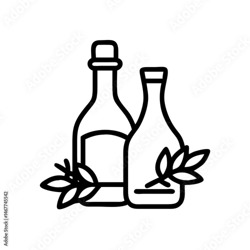 vinegar and oil