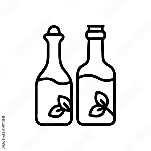 vinegar and oil