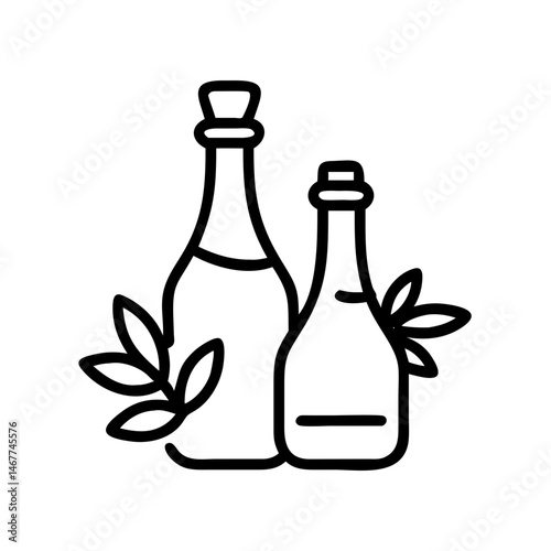 vinegar and oil