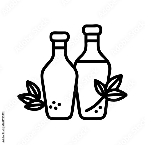 vinegar and oil