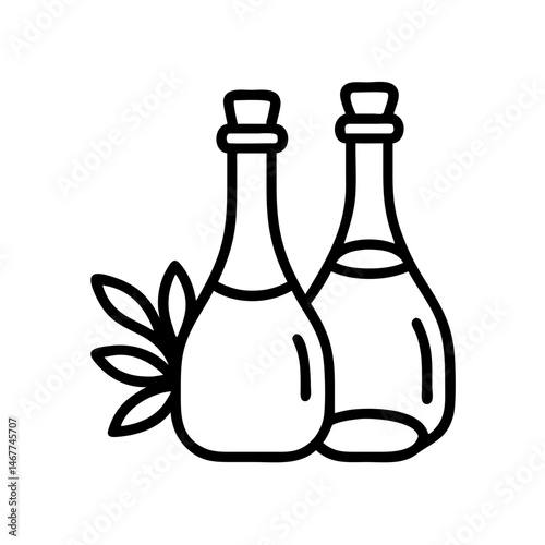 vinegar and oil