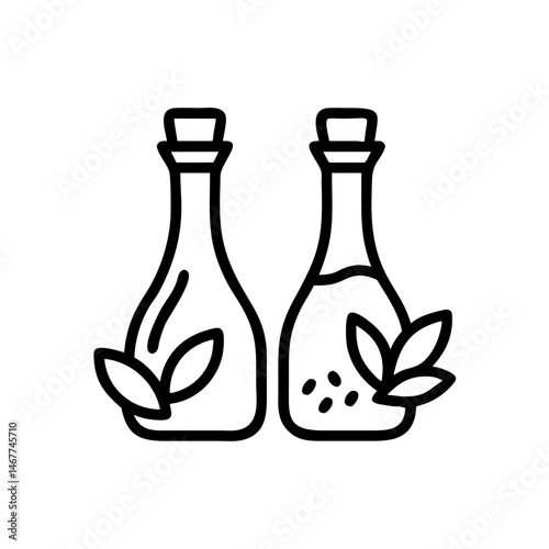 vinegar and oil