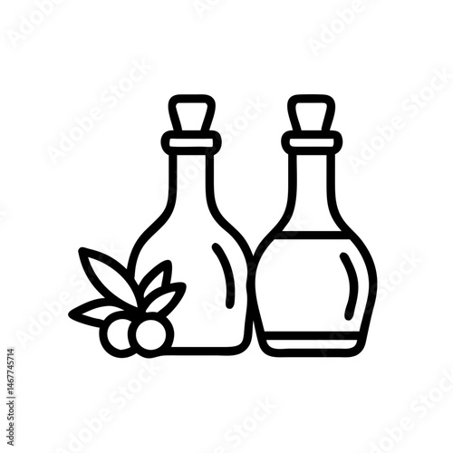 vinegar and oil