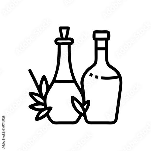 vinegar and oil