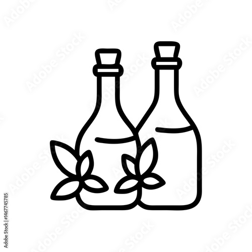 vinegar and oil