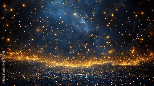 A breathtaking view of the cosmos with stars and galactic dust patterns