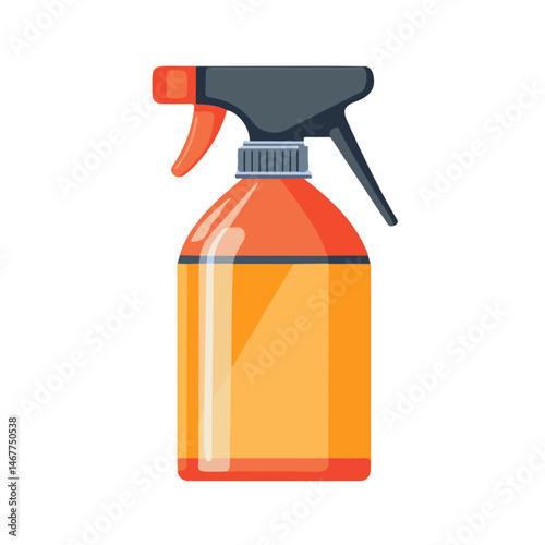Flat vector Insecticide Spray, minimalist design, isolated on a white background.