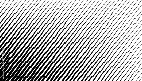 Black and white abstract and grunge transition lines for sporty background and jersey design. Fully editable vector element. Vector Format Illustration 
