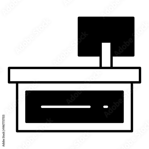 Check-In Desk dualtone icon